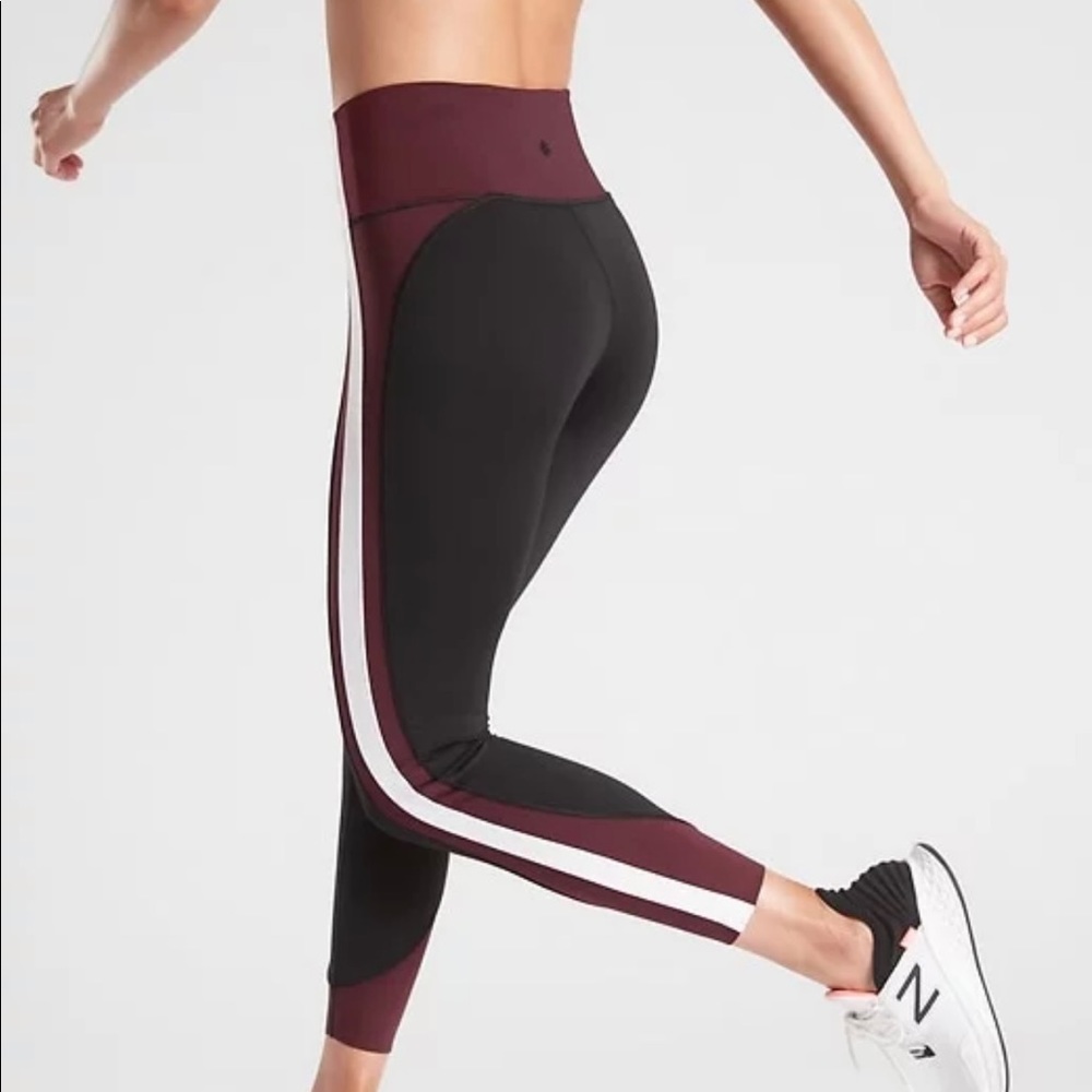 Athleta Colorblock Crunch 7/8 Tight